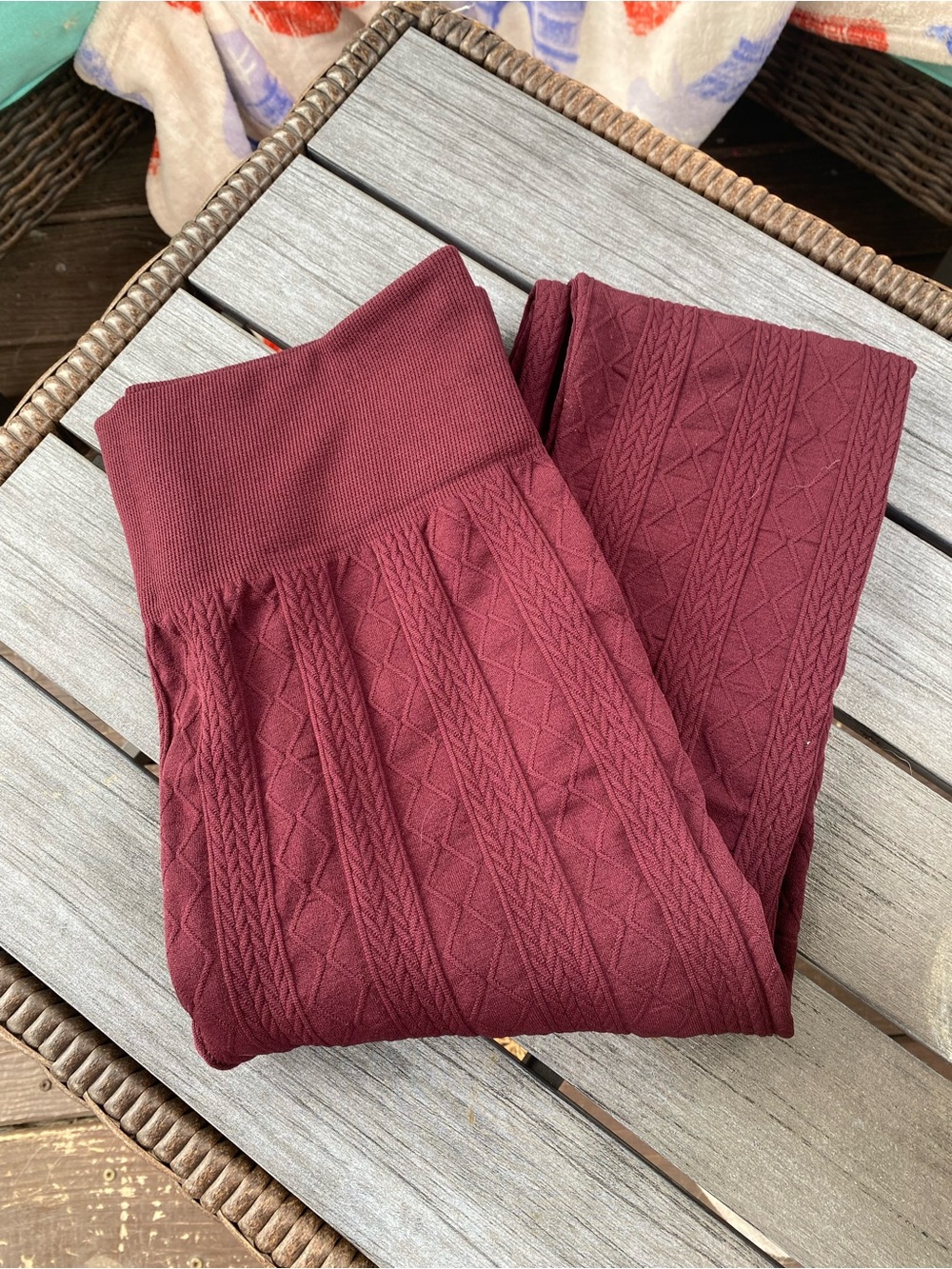 Maurice’s Fleece Lined Patterned Leggings